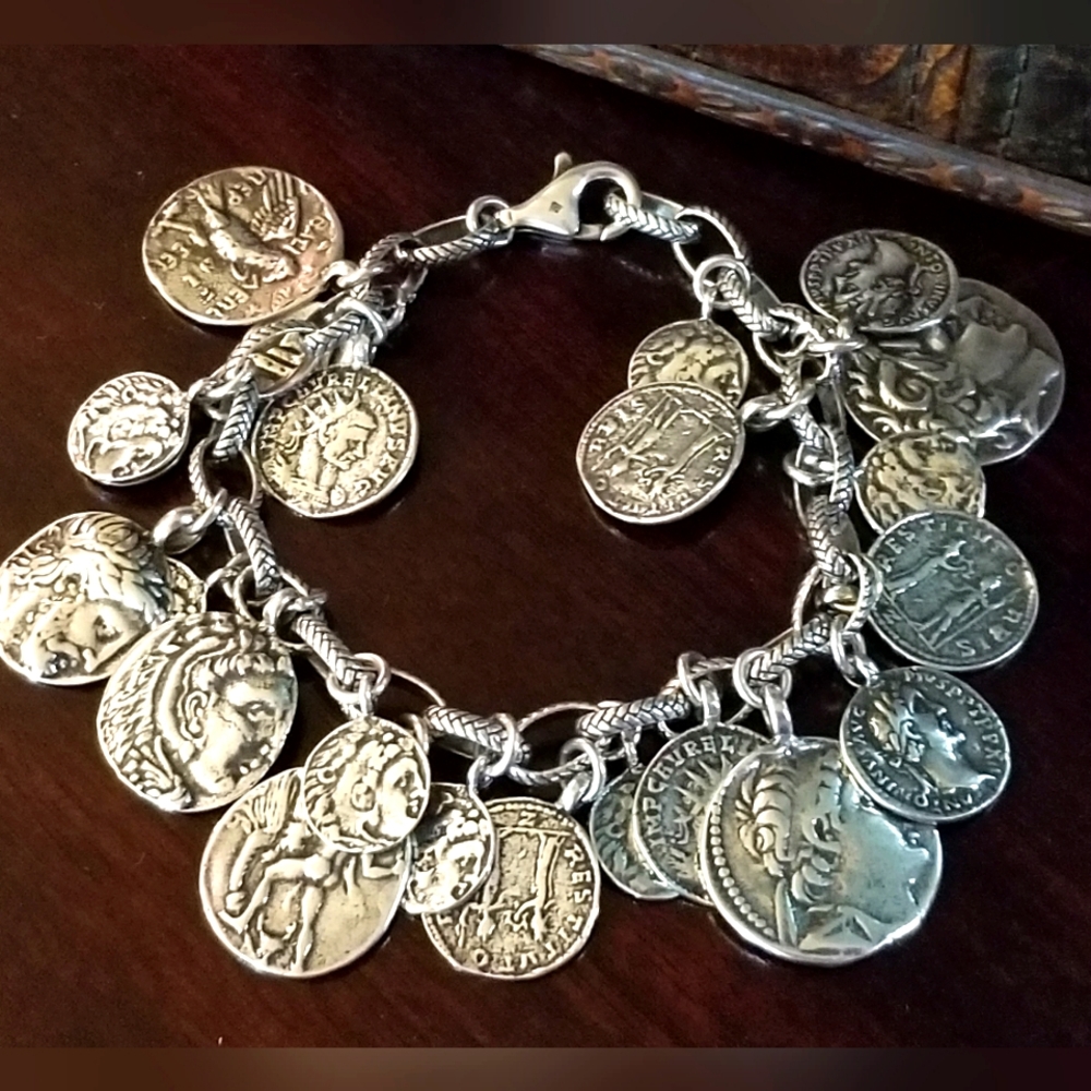 Silpada Sterling Silver Coin Bracelet